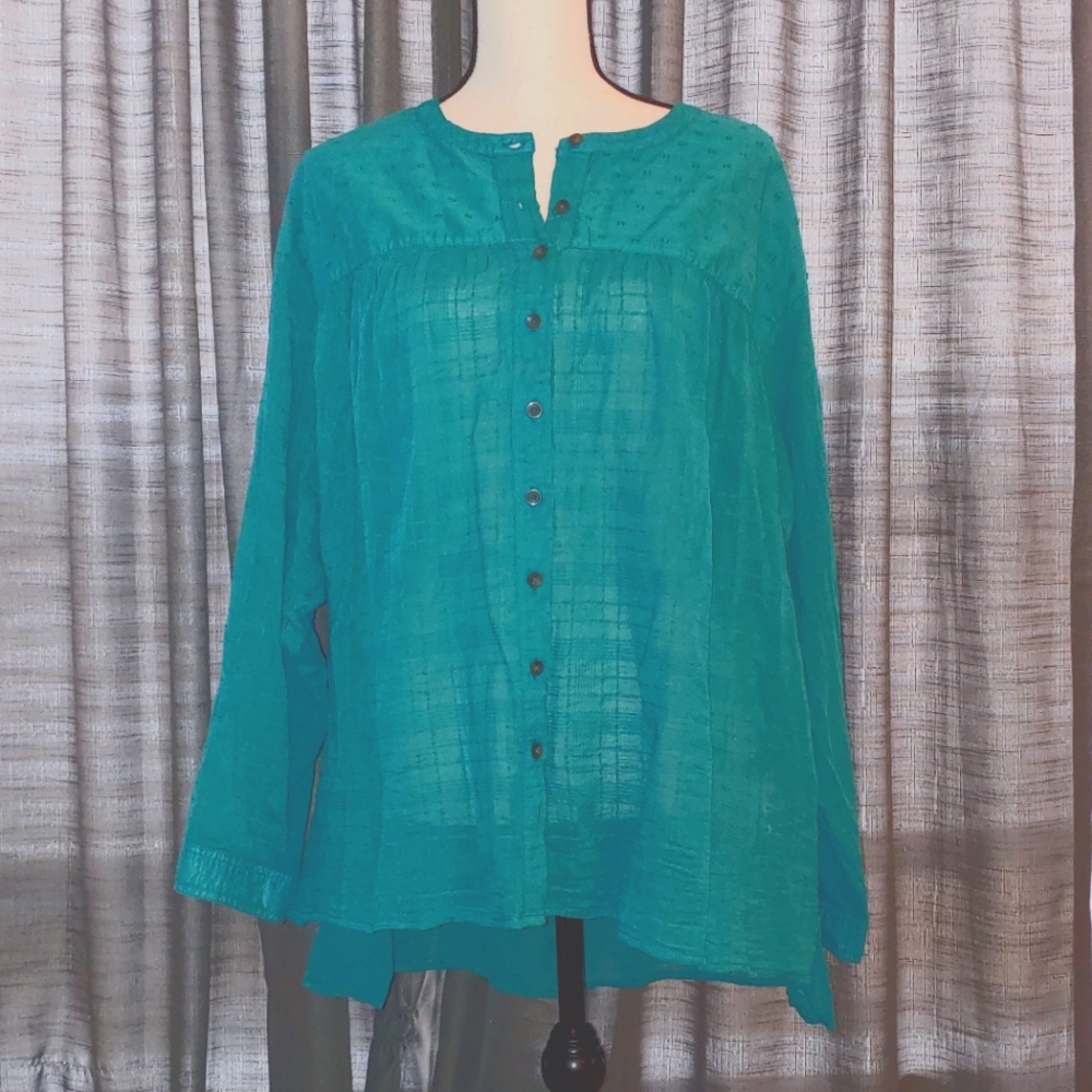 Teal tunic